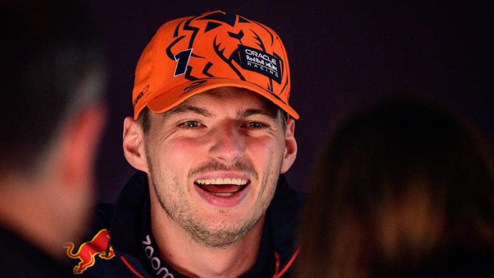 Max Verstappen est de bonne humeur. © ANSA / CHRISTIAN BRUNA