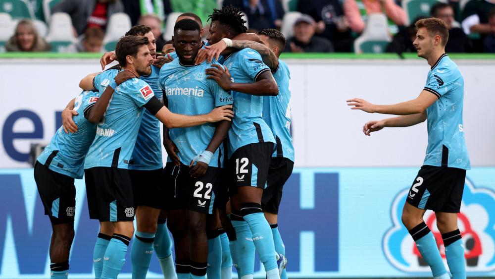 Bayer Leverkusen still has every reason to celebrate. © APA/afp / RONNY HARTMANN