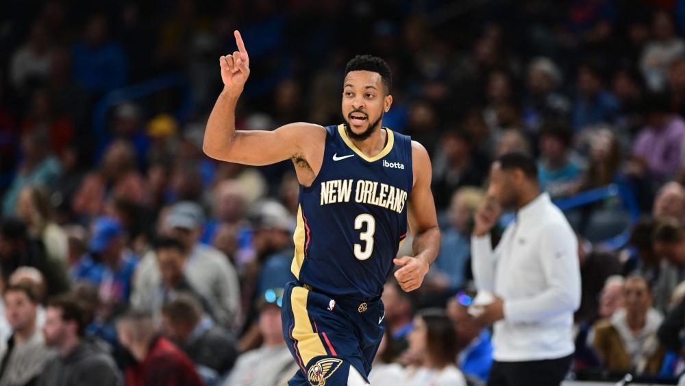 CJ McCollum wird vorerst nicht mehr für New Orleans auflaufen. © APA / JOSHUA GATELEY