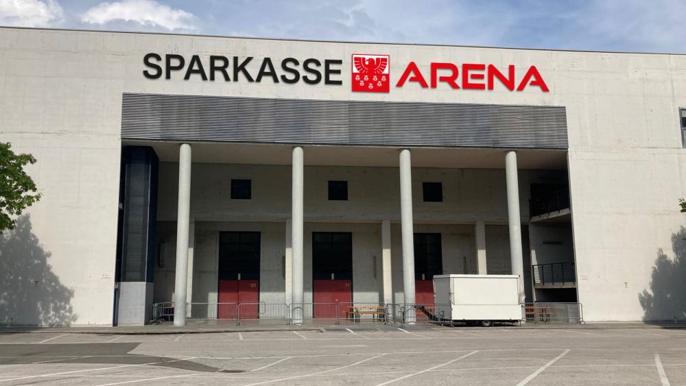 The Sparkasse Arena in Bolzano could become a venue for the 2026 Olympics.