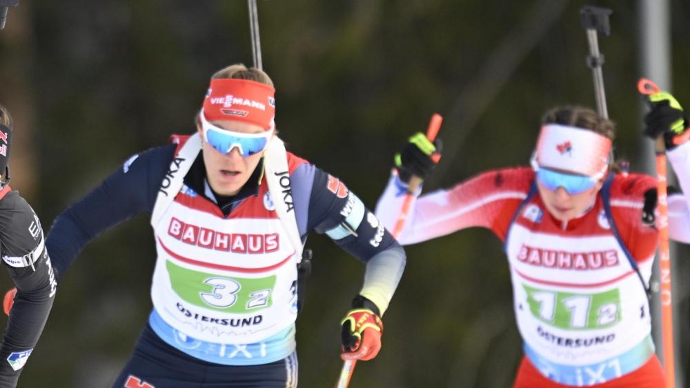 Germany's biathlete came into the limelight last season. © ANSA / Anders Wiklund