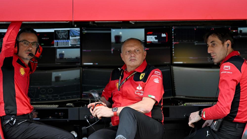 Le patron de l'équipe Ferrari, Frédéric Vasseur, a des projets clairs. © APA/afp / ANDREJ ISAKOVIC