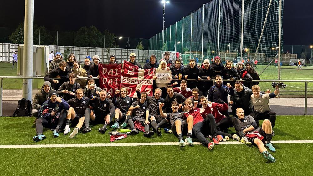 This is how SG Südtirol celebrated reaching the cup final.