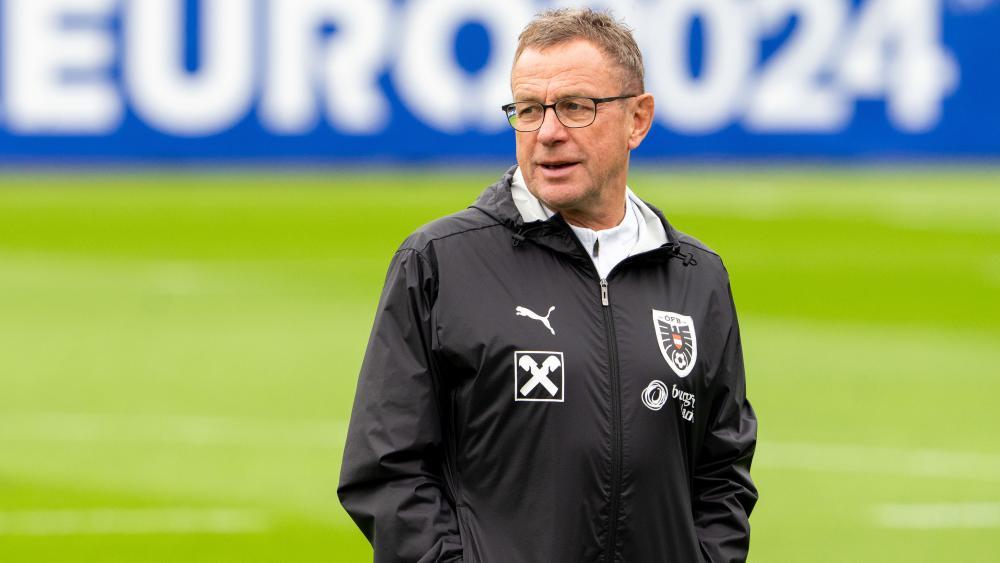 Österreich um Trainer Ralf Rangnick will überraschen. © APA / GEORG HOCHMUTH