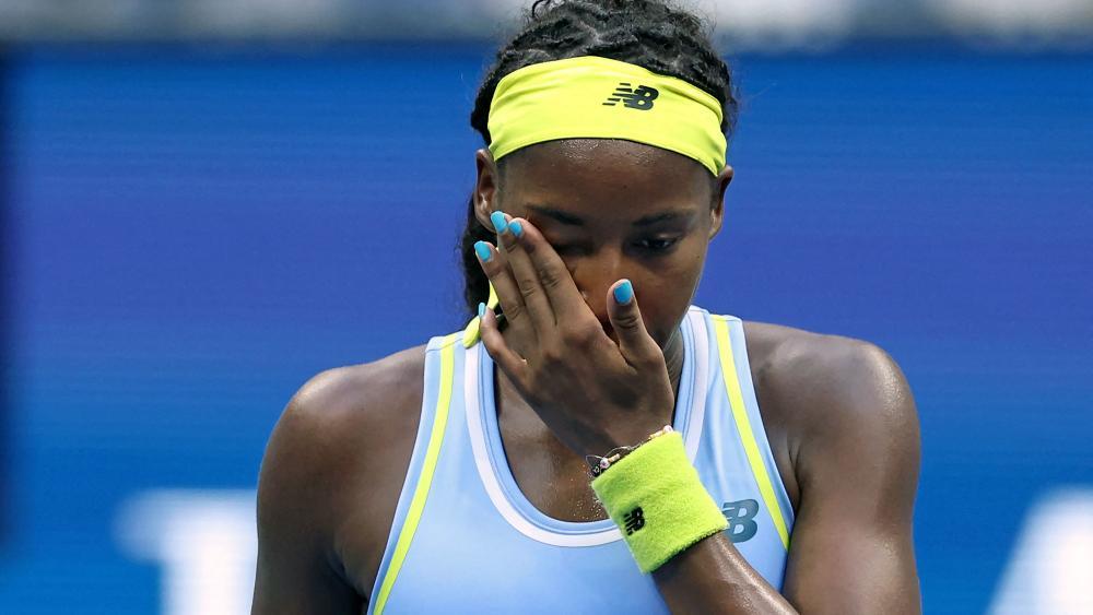 Coco Gauff ist bei den US Open gescheitert. © APA/afp / CHARLY TRIBALLEAU