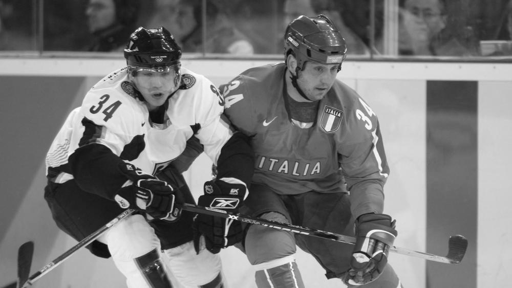 La Nazionale italiana di hockey su ghiaccio piange la perdita di un giocatore eccezionale, la Nazionale