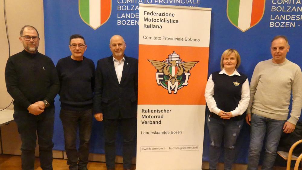 Der frischgewählte Vorstand des Südtiroler Motorsportverbands.