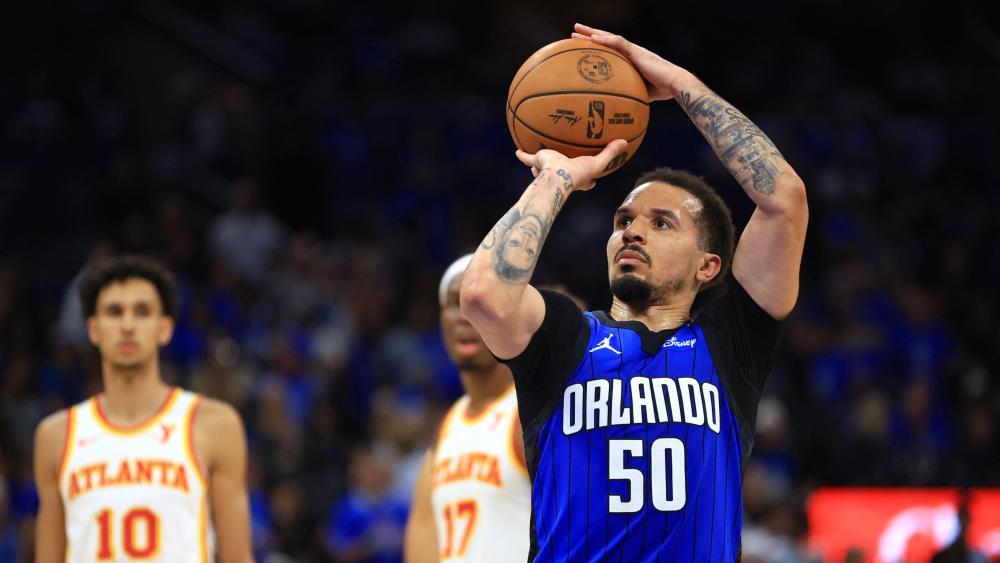 Cole Anthony steht mit Orlando Magic im Playoff. © APA / MIKE EHRMANN