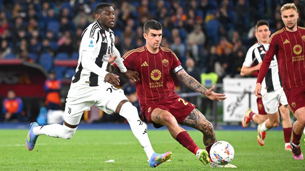 Lieferten sich ein packendes Spiel: Juventus und Roma. © APA/afp / ALBERTO PIZZOLI