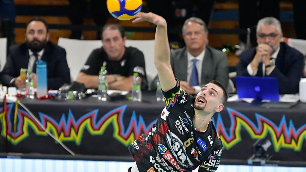 Simone Giannelli gehörte zu den Besten, doch es reichte noch nicht fürs Finale. © Michele Benda