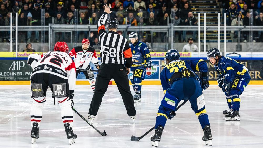 Zell am See und Jesenice stehen sich in der Finalserie am Dienstag zum fünften Mal gegenüber. © Johannes Radlwimmer / Johannes Radlwimmer