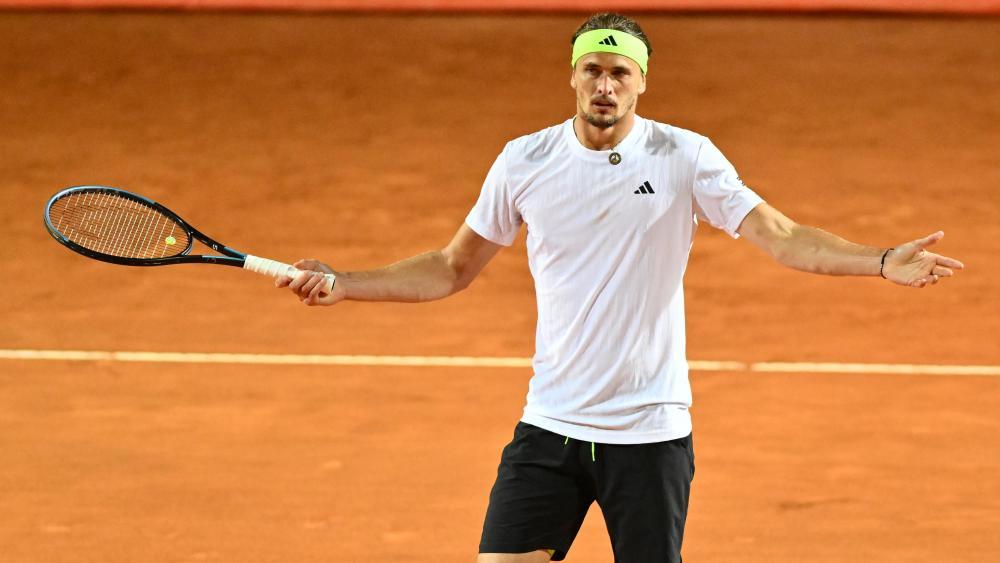 Alexander Zverev schied auch in Hamburg früh aus. © ANSA / Domenico Cippitelli