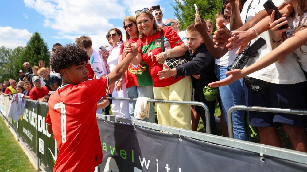 Cristiano Ronaldo Júnior ist schon ein Star. © APA/afp / DAMIR SENCAR