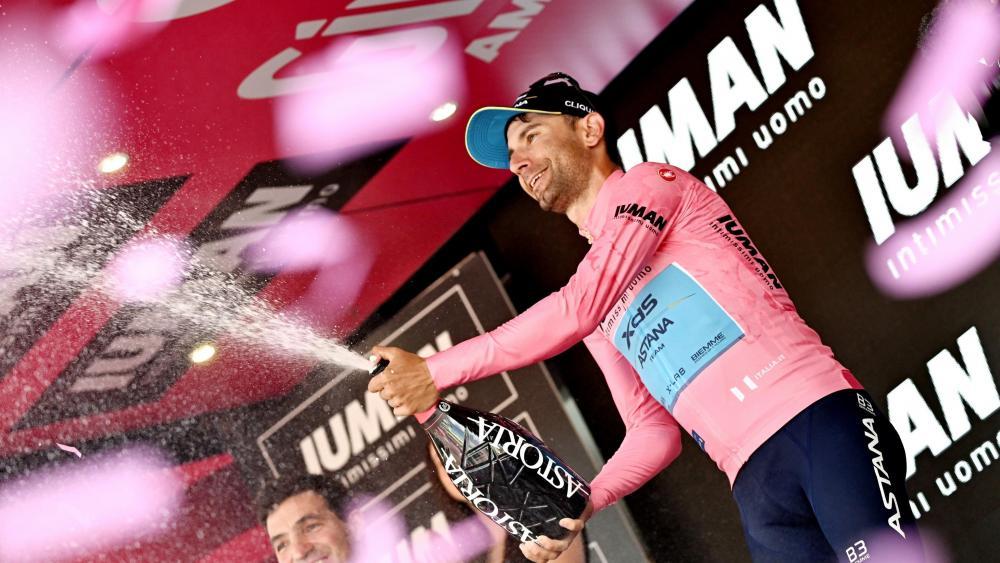 Diego Ulissi führt das Giro-Klassement an. © ANSA / LUCA ZENNARO