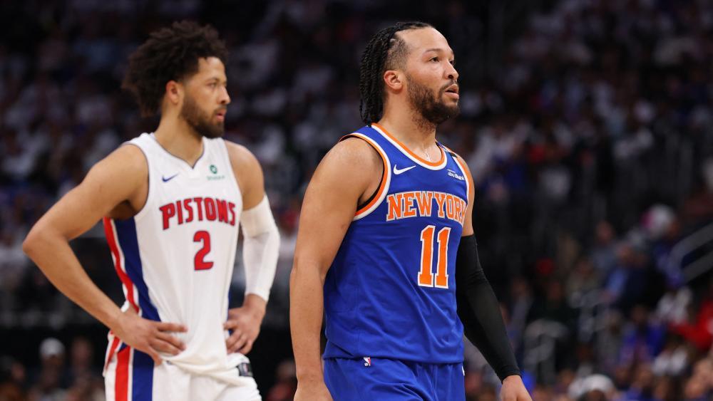 Jalen Brunson behielt mit den Knicks die Oberhand gegen die Detroit Pistons. © APA / GREGORY SHAMUS