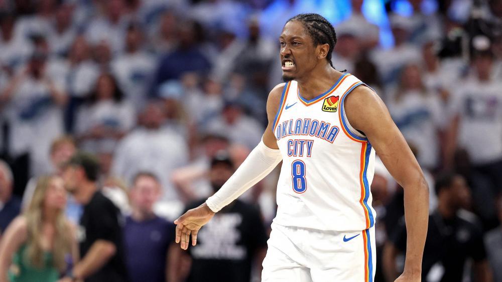 Jalen Williams spielte groß auf. © APA / DAVID BERDING