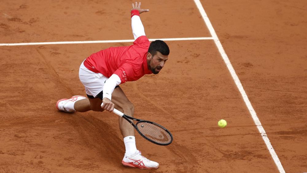 Novak Djokovic hatte im Auftaktmatch nur kurze Zeit richtig Mühe. © ANSA / YOAN VALAT