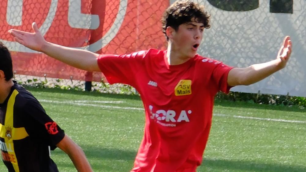 Sorgte für den späten Ausgleich für Mals: Leo Theiner. M. Dorn