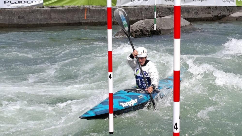 Tamara Drescher in Aktion.