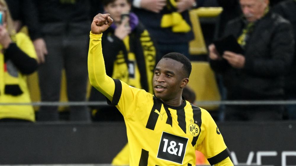 Youssoufa Moukoko was unable to establish himself as a permanent fixture with the BVB pros. © APA/afp / INA FASSBENDER