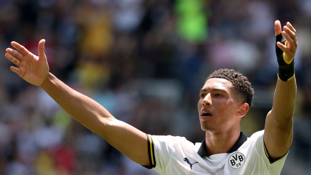 Jobe Bellingham traf für Dortmund. © APA / MICHAEL REAVES