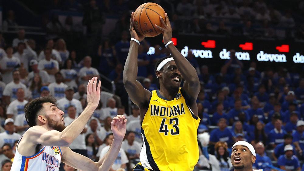 Pascal Siakam und OKC stehen vor dem Titelgewinn. © APA / MATTHEW STOCKMAN