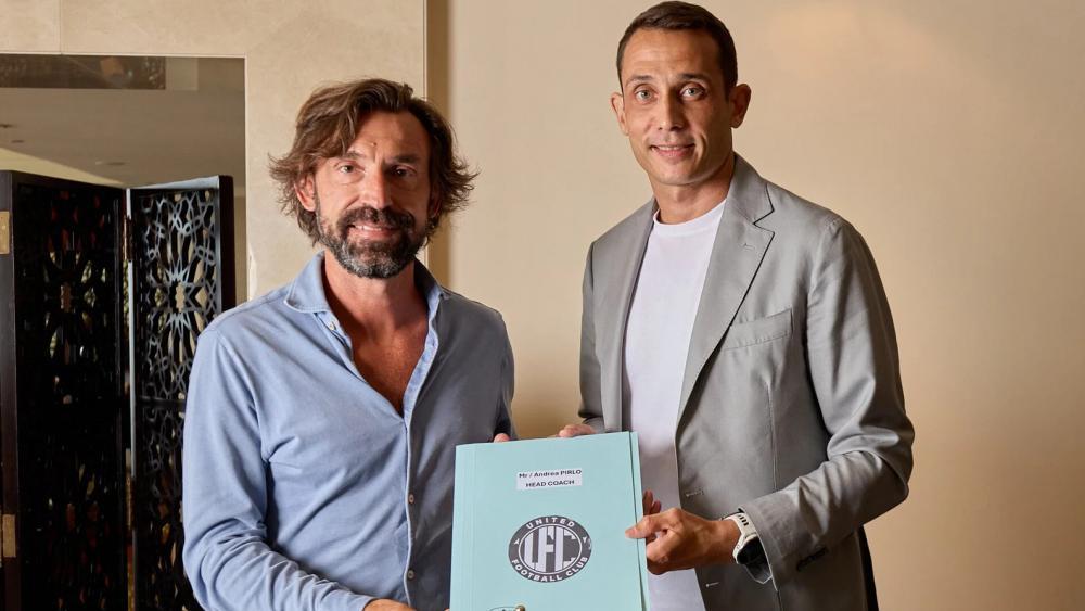 Andrea Pirlo has a new job. © United FC
