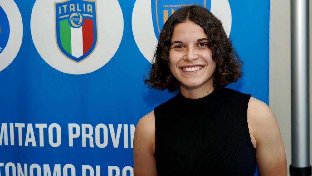 Eva Schatzer on the sidelines of the cup draw in Bolzano. © DLife