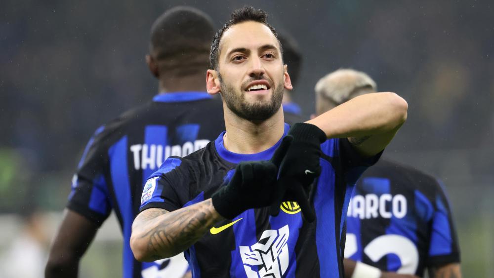 Hakan Calhanoglu has responded to the criticism. © ANSA / MATTEO BAZZI
