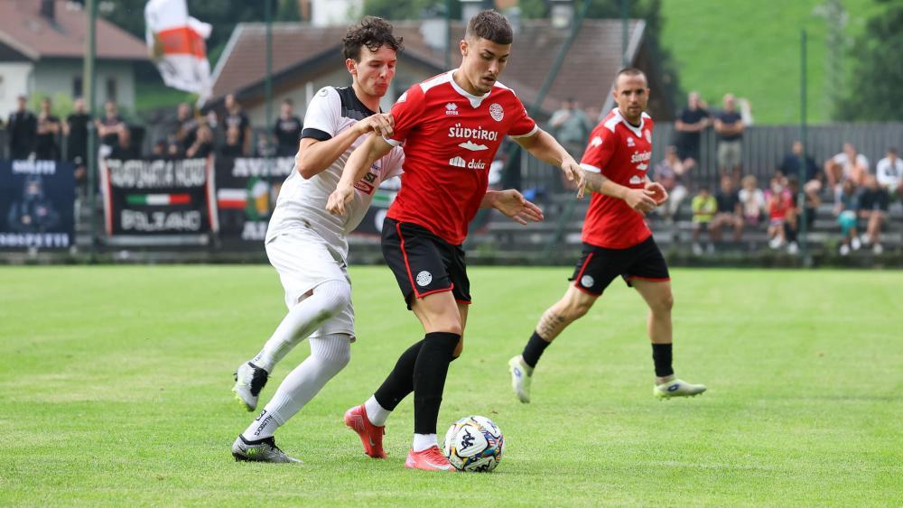Jacopo Martini und der FCS besiegten Oberligist St. Georgen. © FC Südtirol