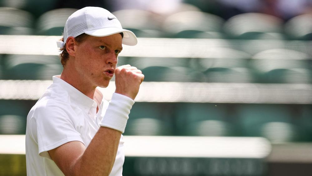 Jannik Sinner trotzte der Hitze. © APA/afp / HENRY NICHOLLS