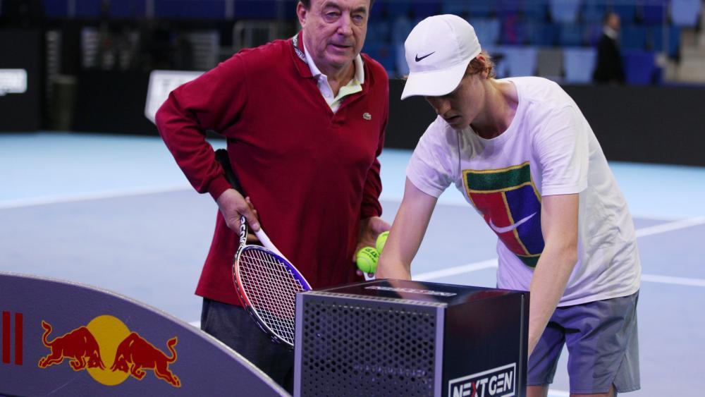Seinem Lehrmeister Riccardo Piatti hat Sinner vieles zu verdanken. © Felice Calabro'