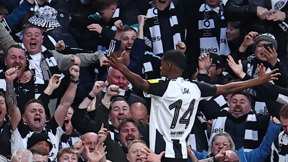Alexander Isak steht im Fokus. © APA/AFP / HENRY NICHOLLS