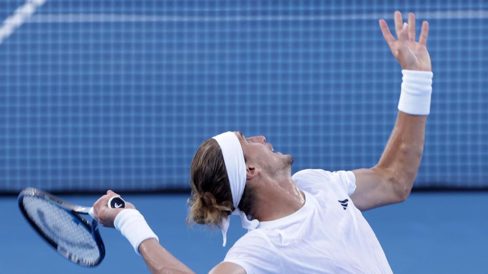 Alexander Zverev hatte zum US-Open-Start keine Probleme. © ANSA / MARK LYONS