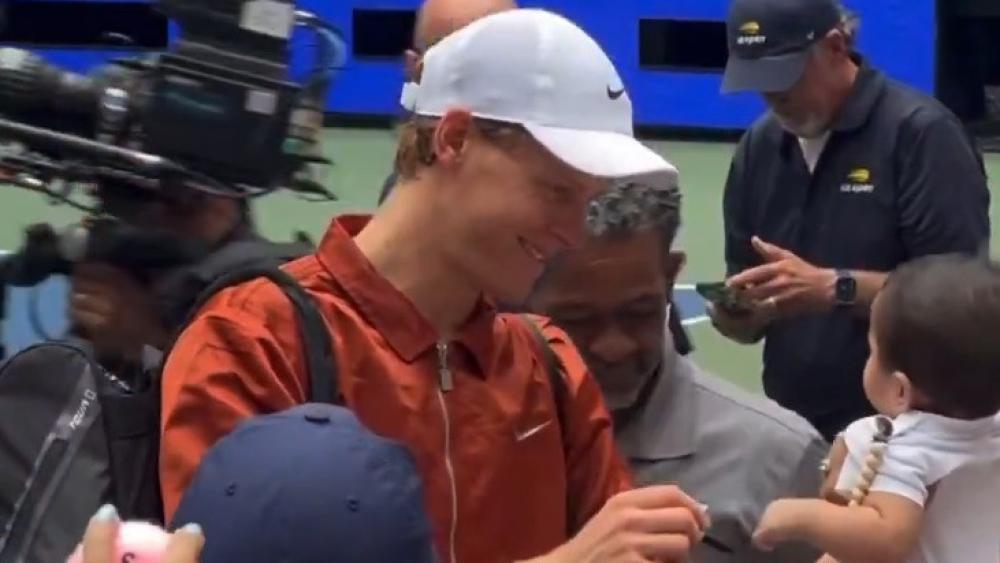 Bei-US-Open-Sinner-und-die-am-sante-Baby-Szene