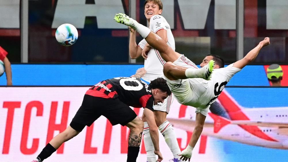 Federico Bonazzoli gelang ein Kunststück. © APA/afp / PIERO CRUCIATTI