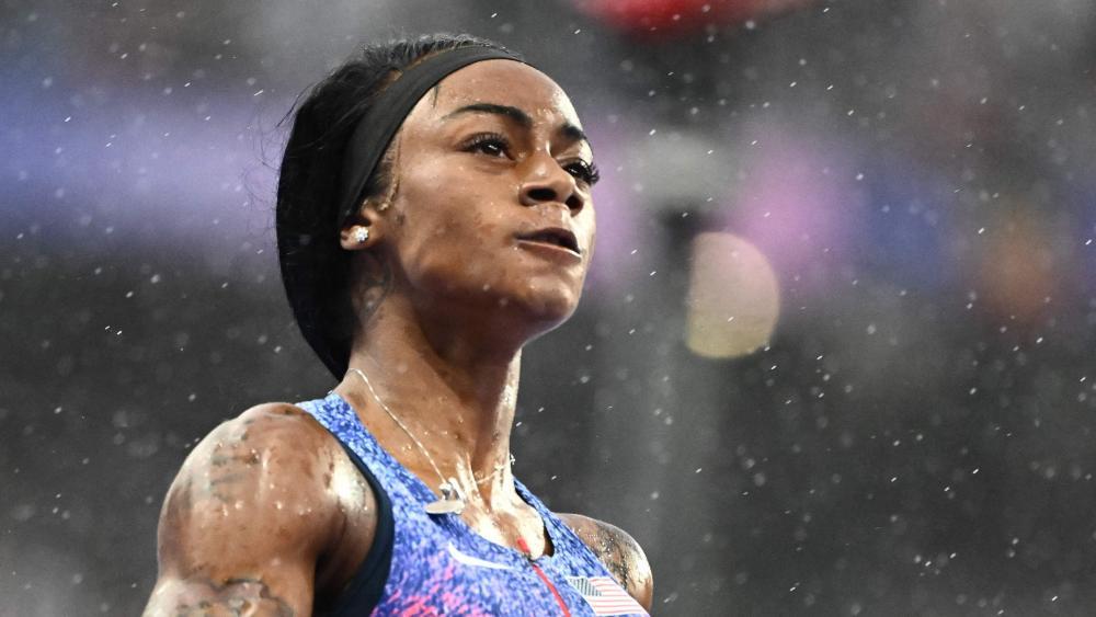 Für Sha'Carri Richardson klickten die Handschellen. © APA/afp / JEWEL SAMAD