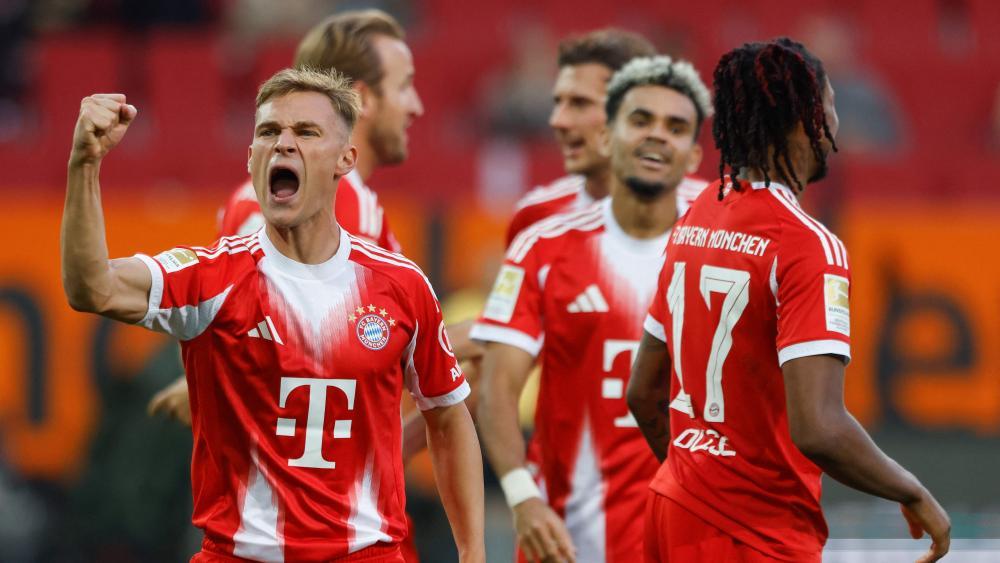 Joshua Kimmich clenches his fist. © APA/afp / MICHAELA STACHE