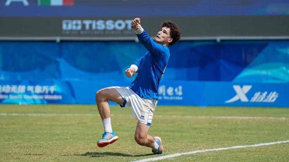 Philipp Deutsch kassierte mit den Azzurri eine knappe Niederlage.