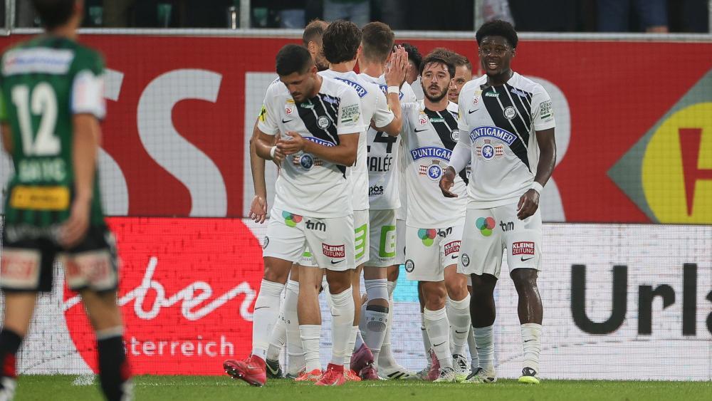 Le Sturm Graz se bat pour la Ligue des champions et une manne financière de plusieurs millions. © APA / EXPA/UWE WINTER