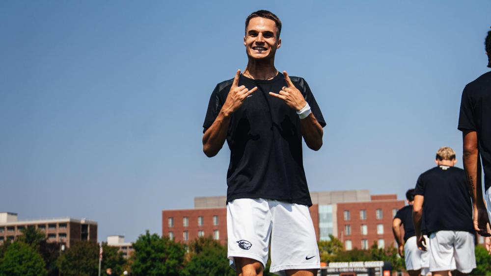 Talentierter Mittelfeldspieler aus St. Georgen: Fabian Straudi.