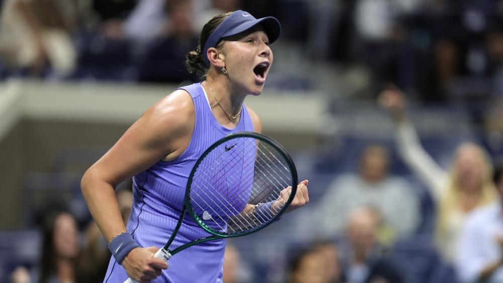 Amanda Anisimova zog ins Finale ein. © ANSA / CRISTOBAL HERRERA-ULASHKEVICH
