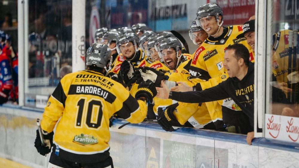 Cole Bardreau & Co. want the next win. © Social Media / HC Pustertal