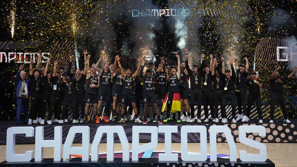 L'équipe nationale allemande a remporté le titre de championne d'Europe. © APA/afp / GINTS IVUSKANS