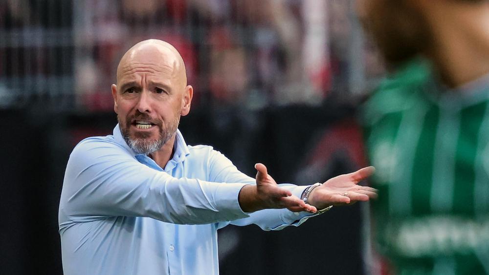 Erik ten Hag wurde entlassen. © ANSA / HANNIBAL HANSCHKE