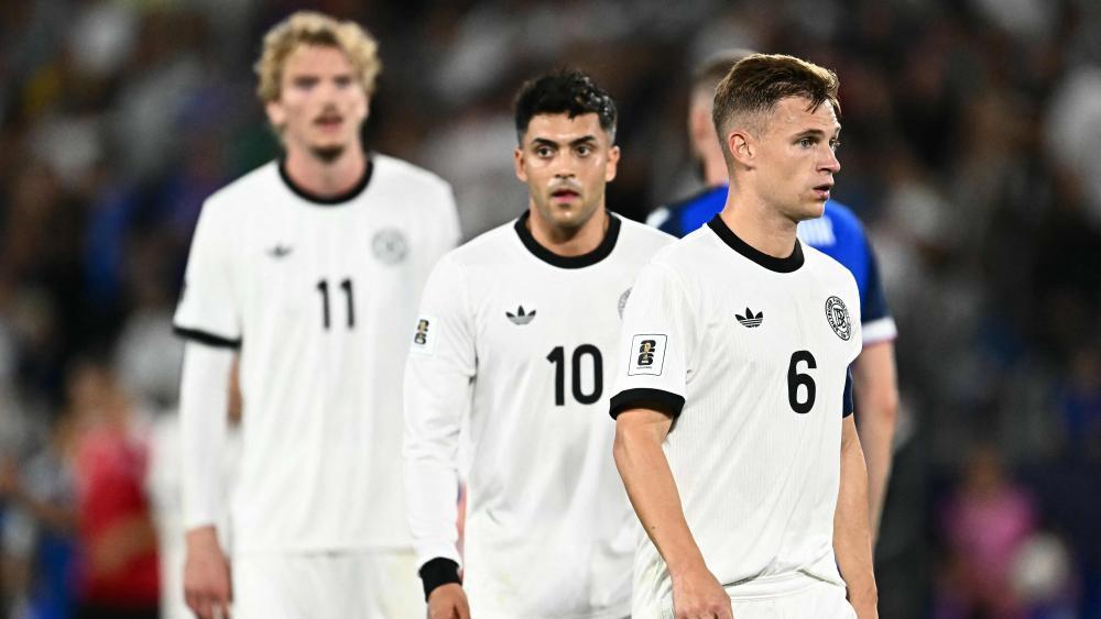 Stupéfaits : Kimmich et ses collègues en avaient assez. © APA/afp / JOE KLAMAR
