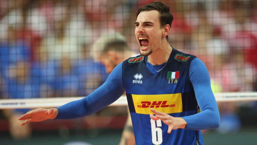 The World Cup begins today for Simone Giannelli and the Azzurri. © Fivb