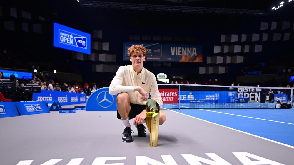 Jannik Sinner gewann vor zwei Jahren in Wien. © ANSA / CHRISTIAN BRUNA