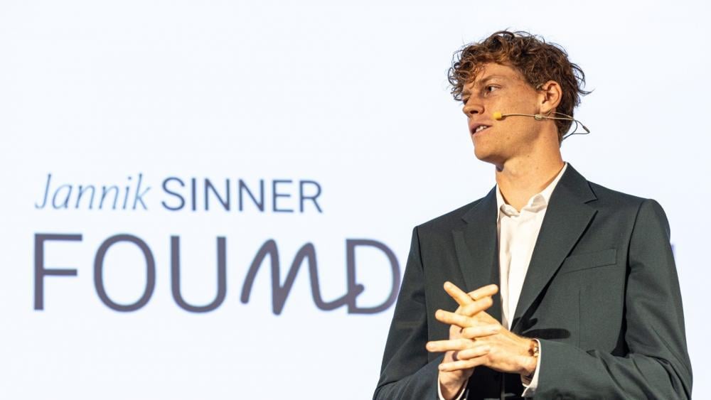 Jannik Sinner präsentierte seine neue Stiftung.