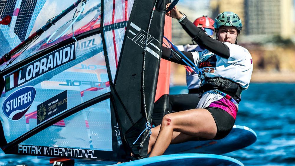 Linda Oprandi during her World Championship appearance in Portugal. © Sailing Energy